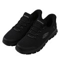 【新商品】SKECHERS 大きいサイズ メンズ スニーカー(SLIP-INS GLIDE-STEP) ギフト ブラック 30 31