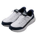 【新商品】SKECHERS 大きいサイズ メンズ スニーカー(SLIP-INS VAPOR FOAM-COZY FIT) ギフト ホワイト×ネイビー 30 31...