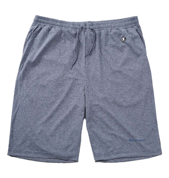 【新商品】Champion 大きいサイズ メンズ ハーフパンツ ヘザーネイビー 4L 5L