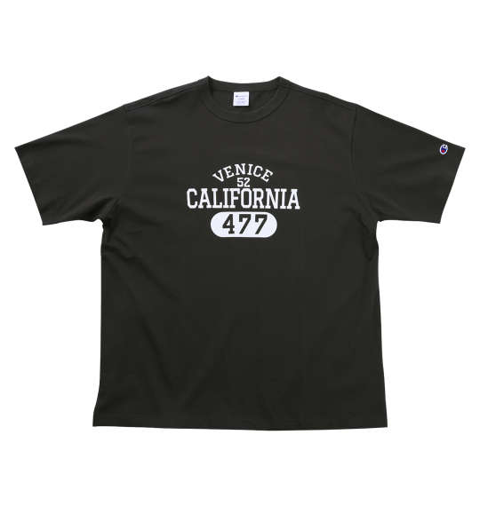Champion 大きいサイズ メンズ 半袖Tシャツ ギフト オフブラック 4L 5L