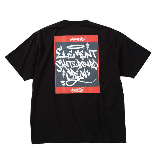 樂天商城 - ELEMENT 大きいサイズ メンズ TAG SQUARE半袖Tシャツ ギフト 誕生日 クリスマス ブラック 3L 4L 5L 6L