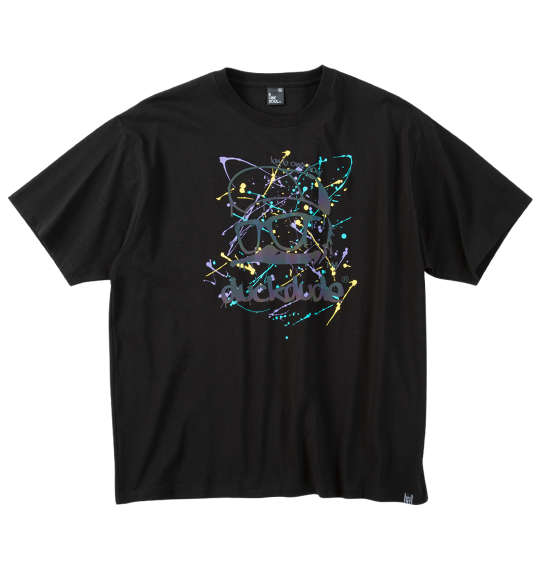 樂天商城 - b-one-soul 大きいサイズ メンズ DUCK DUDEリフレクターフェイス半袖Tシャツ ブラック 3L 4L 5L 6L