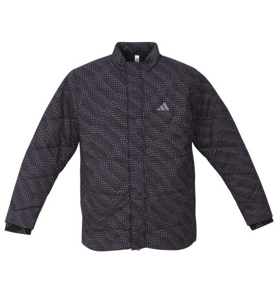 樂天商城 - 大きいサイズ メンズ BOSグラフィック保温中わたジャケット adidas golf ブラック 3XL