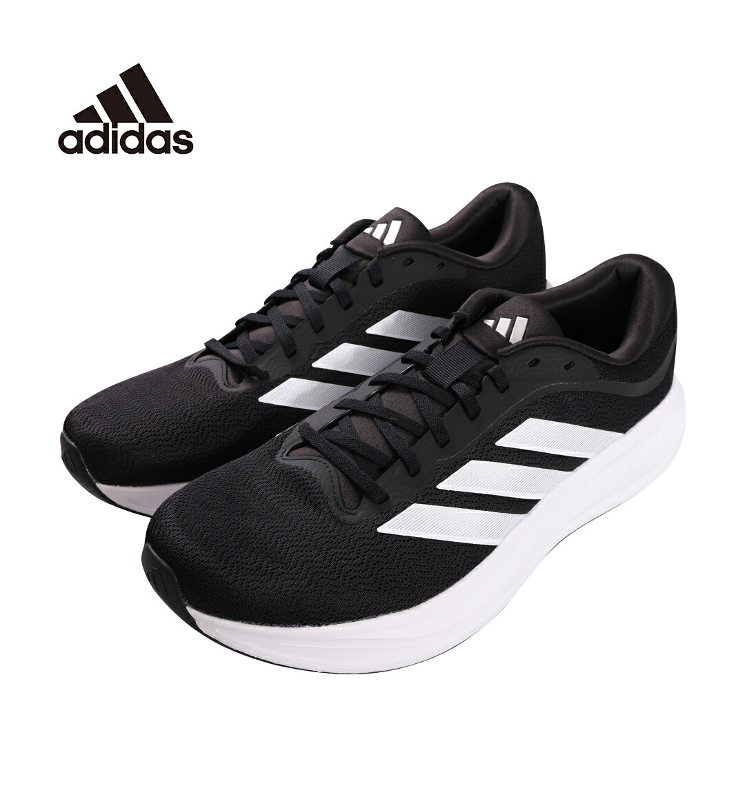adidas 大きいサイズ メンズ スニーカー(RESPONSE RUNNER2) コアブラック 30