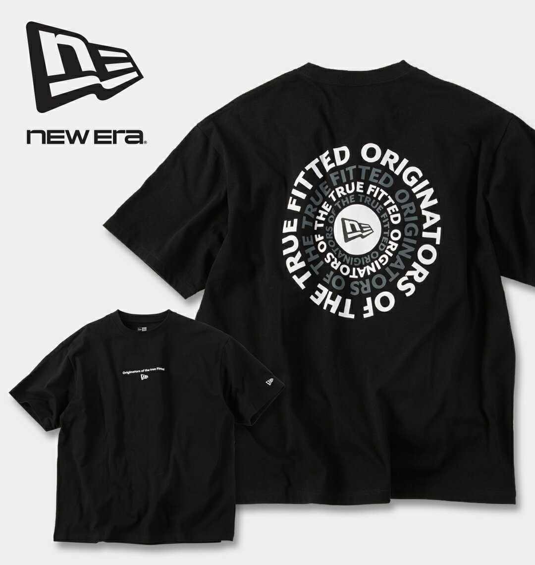 樂天商城 - NEW ERA 大きいサイズ メンズ サークルOOTTFロゴ半袖Tシャツ ブラック 3L 4L 5L 6L 8L