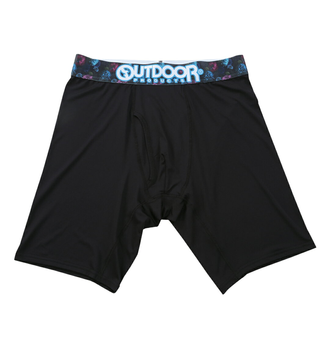 大きいサイズ メンズ OUTDOOR PRODUCTS ポリエステルベア天転写ゴムブラックロングボクサーパンツ (3L 4L 5L 6L 7L 8L) (ブラック×フローラル) サイズウエスト(適応)3L95〜1104L105〜1205L115〜1306L125〜1407L135〜1508L145〜160 商品説明 OUTDOOR PRODUCTSのポリエステルベア天転写ゴムブラックロングボクサーパンツです。■デザイン太ももまでしっかりカバーし、股ずれ対策にも適したロング丈仕様。ウエストゴムには存在感のある柄をあしらい、シンプルなボディのアクセントとなったデザインです。■素材・機能・さらっとした肌触りのポリエステル素材・伸縮性に優れ、動きやすいベア天竺生地・使い勝手の良い前開き仕様・太ももを包み込むロング丈■コーディネート・デイリー使いのインナーとして・ロング丈で太ももまでしっかりカバーしたい方におすすめ・スポーツやアクティブシーンのインナーにも■その他【サイズについて】サイズ表のウエストサイズは適応範囲となります。 品質 身生地:ポリエステル 95%ポリウレタン 5%ウエストゴム: ポリエステル 92%ポリウレタン 8% カラー 2&nbsp;ブラック×フローラル