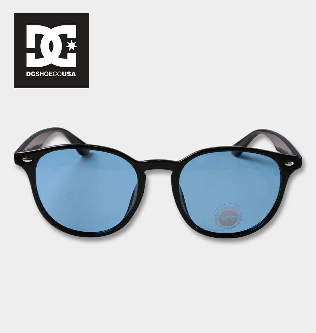 樂天商城 - 【新商品】DCSHOES 大きいサイズ メンズ 26ROUNDサングラス ブラック×ライトブルー F
