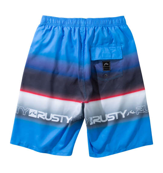 RUSTY 大きいサイズ メンズ マイクロツイルサーフパンツ ブルー 3L 4L 5L 6L