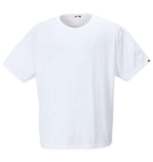 大きいサイズ メンズ 2Pクルーネック半袖Tシャツ エドウィン EDWIN ホワイト 3L 4L 5L 6L 7L 8L