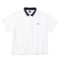 NEW ERA ニューエラ 大きいサイズ メンズ カラーロゴ半袖ポロシャツ ギフト 誕生日 クリスマス オフホワイト 3L 4L 5L 6L 8L