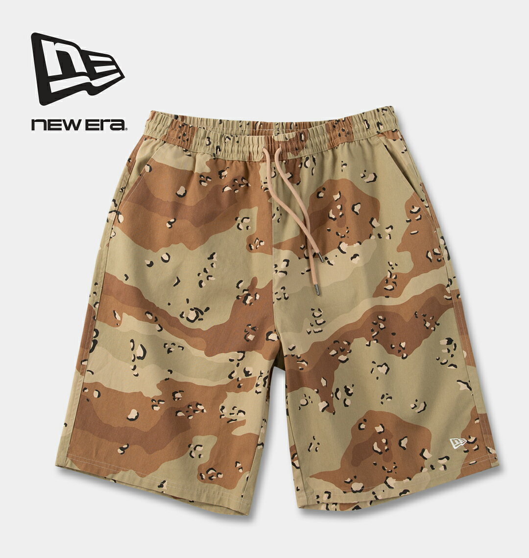 樂天商城 - 【新商品】NEW ERA 大きいサイズ メンズ カモフラ柄イージーハーフパンツ デザートカモ 3L 4L 5L 6L 8L