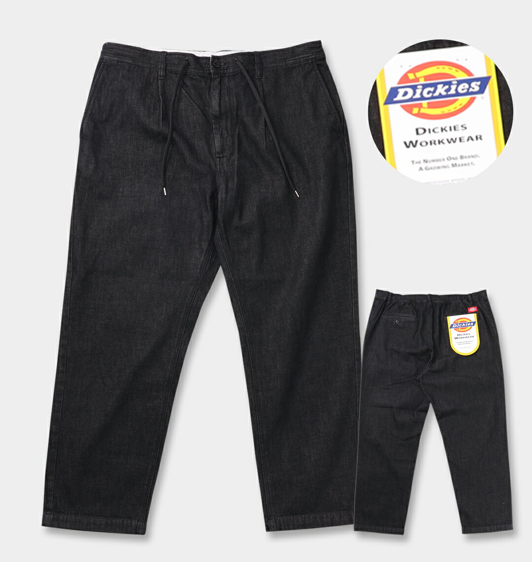 樂天商城 - 【新商品】DICKIES 大きいサイズ メンズ デニムイージーテーパードパンツ ブラックユーズド 2L 3L 4L 5L