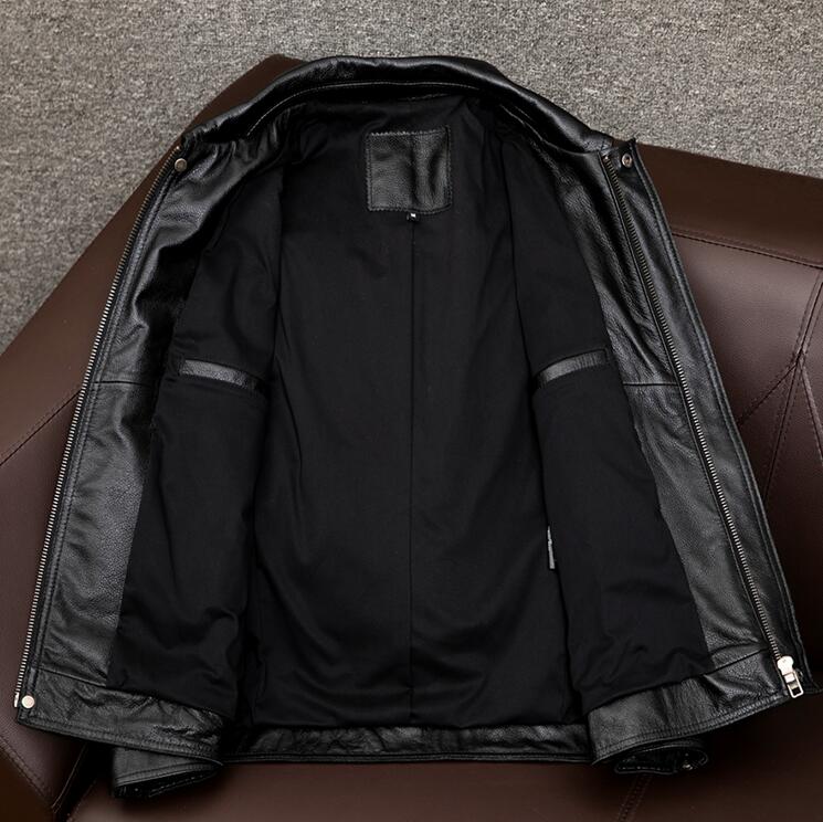 上品　 レザージャケット 本革 牛革　M65 高級　バイク　ライダレザージャケット ...