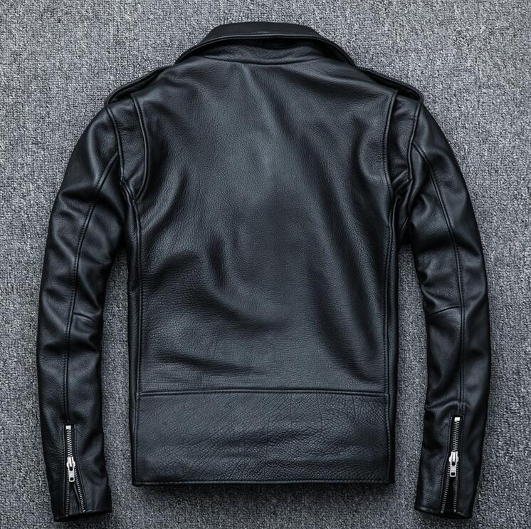 バイクレザージャケット 上品　本革 牛革　高級　ライダースジャケット 　革ジャン S～5XL　秋冬 2