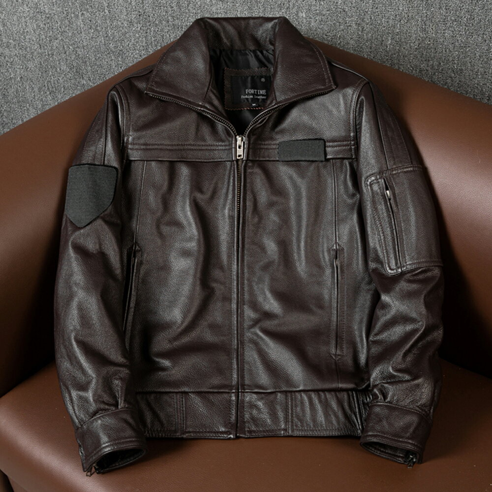 Other - 秋冬　上品　フライトジャケット メンズ ミリタリージャケット 空軍 牛革本革 革ジャン S～5XL