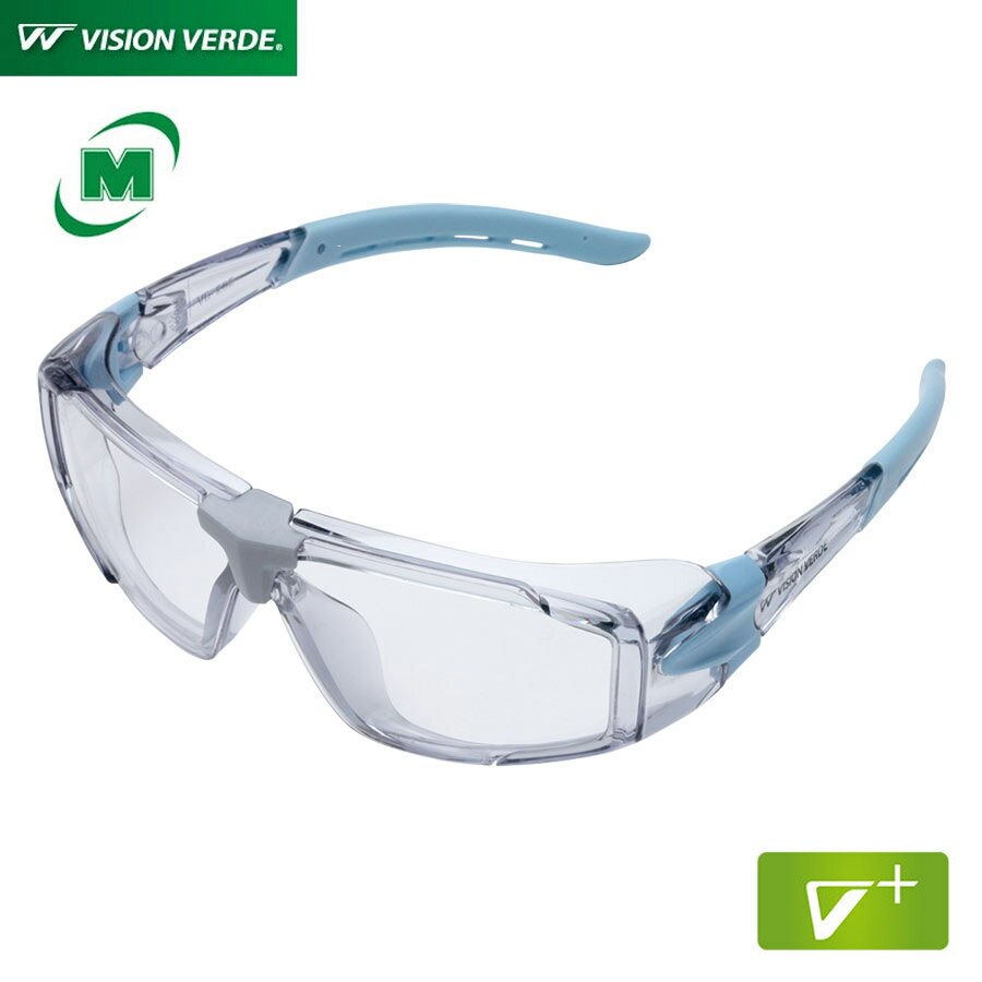 ミドリ安全 保護メガネ ビジョンベルデ VD-202FT 両面曇り止め加工マスクをしても安心のくもり止めレンズ搭載