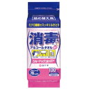 【詰め替えパック 100枚入】 消毒アルコールタオル 生活用品 白十字 ショードックスーパー [レジャー/アウトドア/備蓄/災害用/避難所/防災用品]