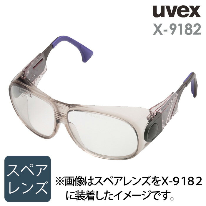 ミドリ安全 保護めがね X-9182 uvex futura スペアクリア