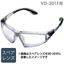 ミドリ安全 ビジョンベルデ アクセサリー VD-201F スペアレンズ 曇り止めコート