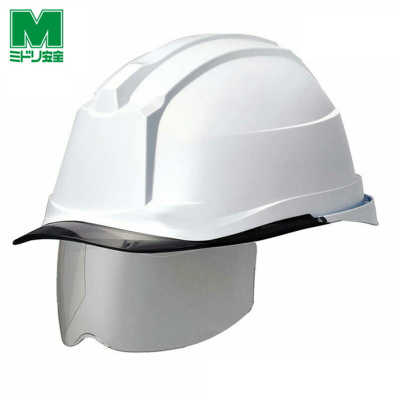 ミドリ安全 ヘルメット SC-19 P CL SM50 RA3 α ホワイト/スモーク 国家検定合格品 【飛来・落下物/墜落時保護/電気用】