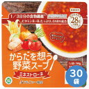 アルファー食品 保存食 からだを想う野菜スープ ミネストローネ 190g×30袋