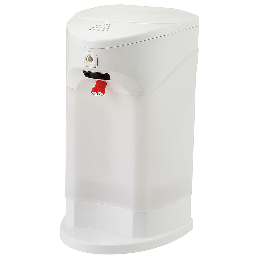 【重量】 容量：600mL 【特徴】 ●置き場所を選ばない電池式(単3アルカリ×4本・別売) ●吐出量2段階調節が可能 ●保証期間ご購入後1年間(または噴射回数12万回まで) ●センサー感知の非接触手指消毒器です。 ●置き型設置に最適な形状と大きさです。 ●設置方法：置き型・壁取付(ビス止め) 【付属品】 専用カギ 【販売単位】 1台 【入数】 1台 【注意点】※液体アルコール専用です。ジェルは使用できません。 ［ 4079301019 ］