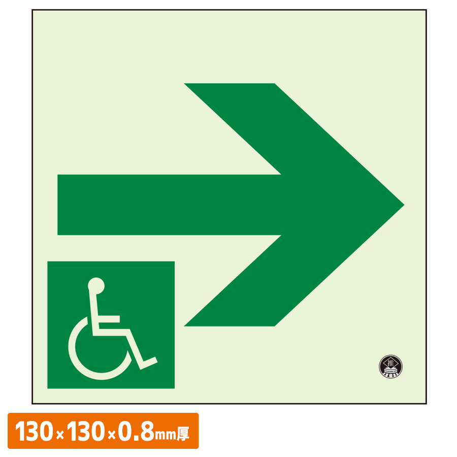 樂天商城 - ユニット UNIT 一時避難エリア通路 標識 829-921 右矢印