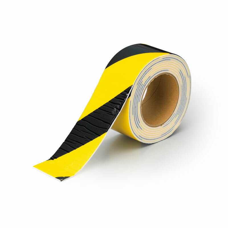 樂天商城 - ユニット UNIT やわらかトラテープ 864-744 60mm幅×3m 黄／黒