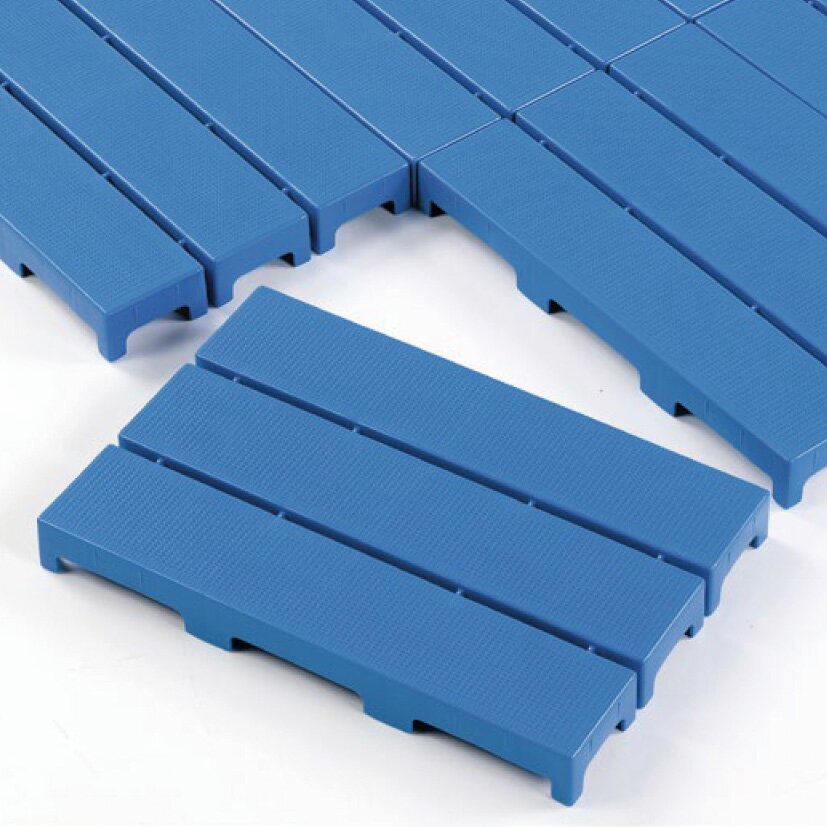 樂天商城 - ユニット ブロックスノコ 876-66 青 297×444×50mm 16ピース