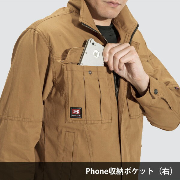 バートル BURTLE 作業服 春夏 ジャケット 8091シリーズ 4カラー 5L