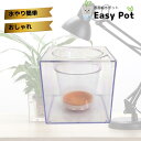 商品詳細 サイズ 高さ11.3cm, 幅　11.6cm, 奥行 11.6cm カラー POT-G:クリアー 材質 POT-G:プラスチック/シリコン/テラコッタ 付属品 取扱説明書シンプルなデザイン、お手入れ簡単な底面給水ポット。別売のパフカル苗を使用して、オリジナルのポットを完成させてください。