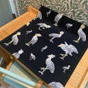 「ハシビロコウ いっぱい ランチマット ランチクロス 給食ナフキン (45×45cm)」★ハンドメイド 【楽ギフ_包装】【メール便OK】決済確認後7日以内に発送予定★