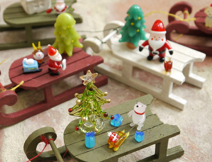 「しろくま運送のクリスマス＆ミニスターツリー」【楽ギフ_包装】