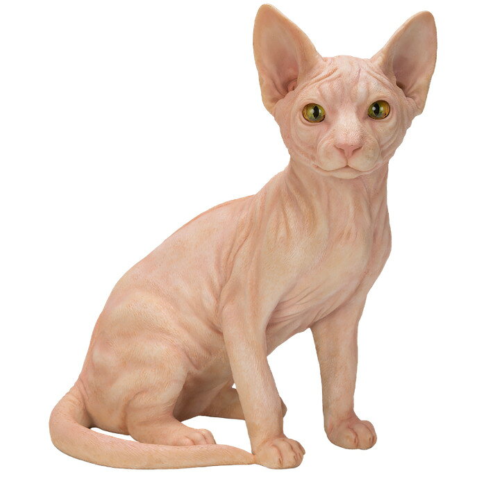 猫 置物 リアルでかわいい おしゃれ 大きい お座りスフィンクス 高さ32cm woobia ウービア ガーデン インテリア オブジェ 巨大 可愛い プレゼント 北欧 玄関 雑貨 動物 モダン 面白い 庭 ギフト 屋外 家 玄関先 ガーデンオーナメント [3]