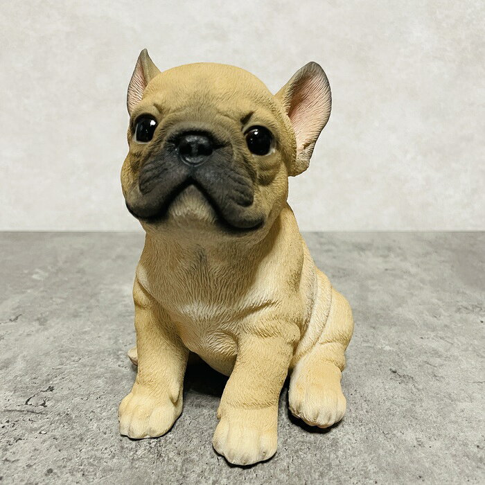 犬 置物 小さい かわいい フレンチブルドッグ woobia ウービア 見つめるイヌ おしゃれ ガーデン インテリア トイレ オブジェ 可愛い プレゼント 北欧 玄関 雑貨 動物 モダン 面白い 庭 ギフト 屋外 家 リアル 玄関先 卓上 ガーデンオーナメント ガーデニング