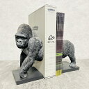 おしゃれなゴリラの本立て グッズ ブックスタンド ブックエンド woobia ウービア 面白い 置物 大きい 大型 おしゃれ ガーデン インテリア トイレ オブ...