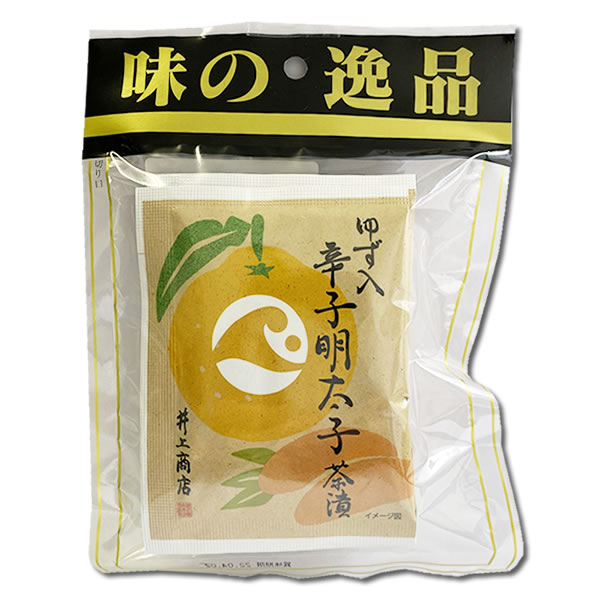 井上商店 ゆず入辛子明太子茶漬け 4食入り＆うに茶漬け 4食入り 各1袋お試しセット...