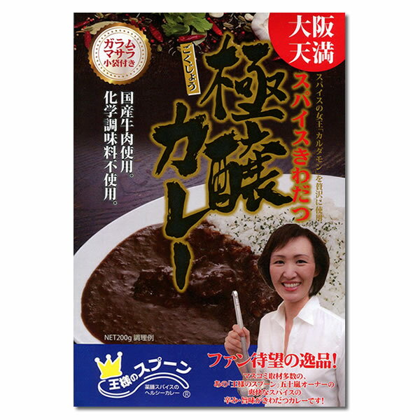 関西のご当地カレーセット 大阪天満 王様のスプーン 極醸カレー＆祇園七味仕込みのカレーどす 各1食お試しセット【メール便送料無料】 2