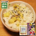 井村屋 栗入り さつまいもごはんの素 2合炊き&北海道産 とうもろこしごはんの素 2合炊き 各1袋お試しセット 炊き込みご飯の素 レトルト 栗ごはん【メール便送料無料】