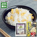 井村屋 とうもろこしごはんの素 2合炊き(2〜3人前)&北海道産 黒千石大豆 豆ごはんの素 2合炊き 各1袋お試しセット 炊き込みご飯の素 レトルト 簡単調理 ...