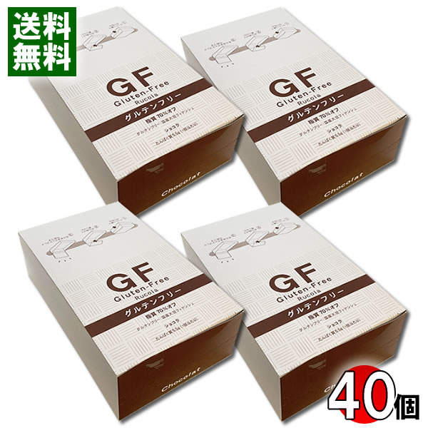 ルコラ GF グルテンフリー 国産大豆フィナンシェ ショコラ 40個入りまとめ買いセット 脂質70%オフ 食品添加物不使用【送料無料】