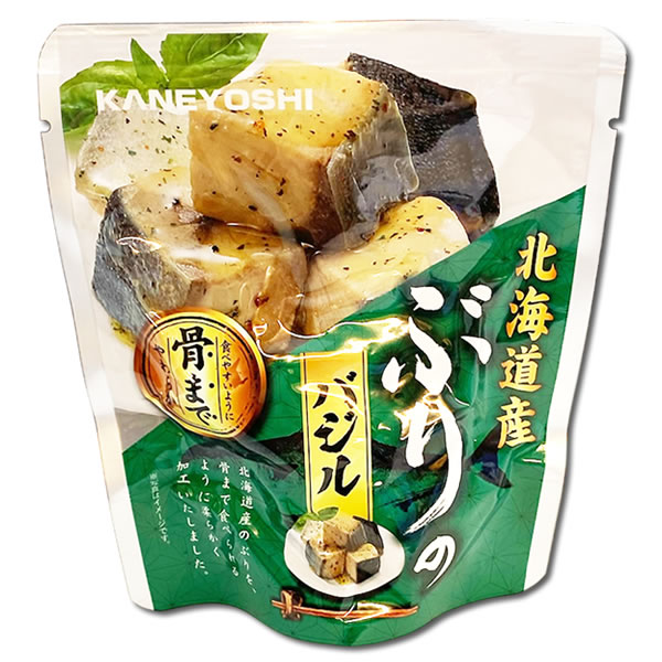 北海道産 ぶりのバジル 85g×4袋詰め合わせセット 煮魚 鰤 切り身 煮物 煮付け 洋風 和風総菜 おかず レトルト 国産 食べやすい 骨まで食べられる 簡単調理 兼由【メール便送料無料】 3