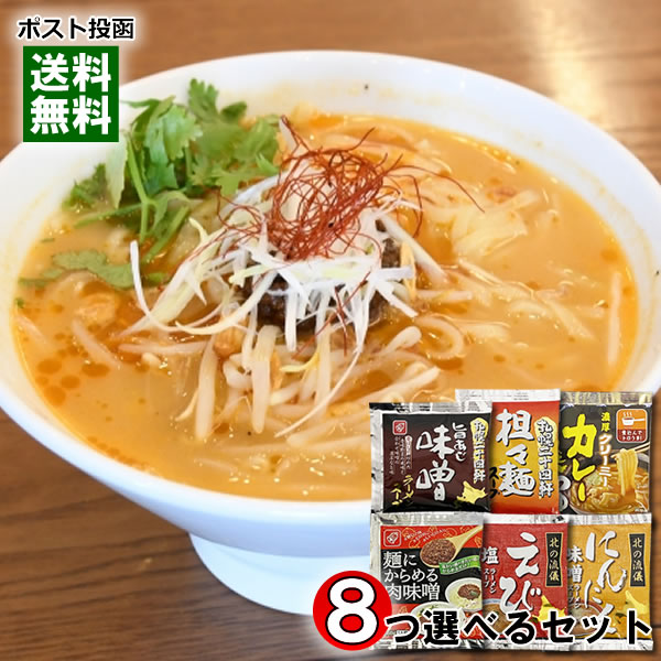11種類のラーメンスープ・麺用ソースから8食分選べる詰め合わせセット【メール便送料無料】
