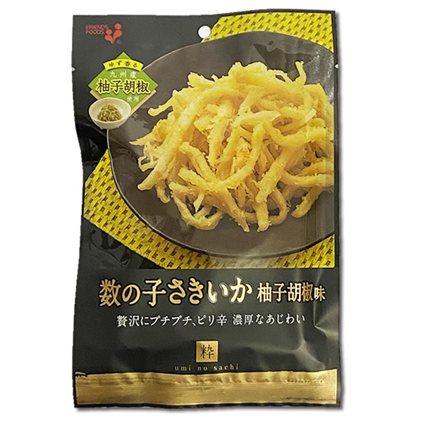 数の子さきいか 柚子胡椒味 38g×3袋まとめ買いセット 井上食品【メール便送料無料】 2