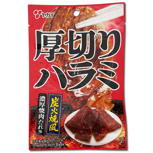 ヤガイ 厚切りハラミ 10g×6袋詰め合わせセット 炭火焼風 濃厚焼肉だれ味 おつまみ ...