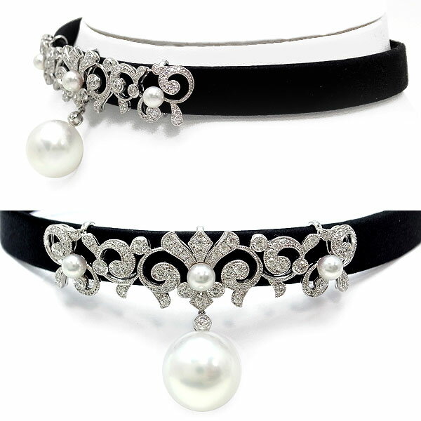 ���в������ۥߥ���� �ѡ��롦������ ���硼���� 13.8mm 1.26ct K18WG����š�