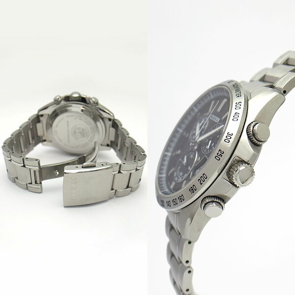 【緑屋質屋】シチズン CITIZENコレクション ダイレクトフライト ディスク式 エコドライブ電波時計 BY0130-51E メンズウォッチ【中古】