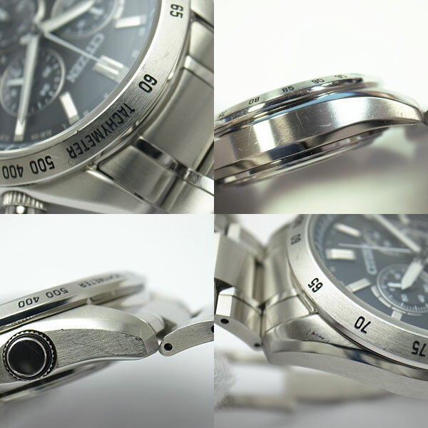 【緑屋質屋】シチズン CITIZENコレクション ダイレクトフライト ディスク式 エコドライブ電波時計 BY0130-51E メンズウォッチ【中古】