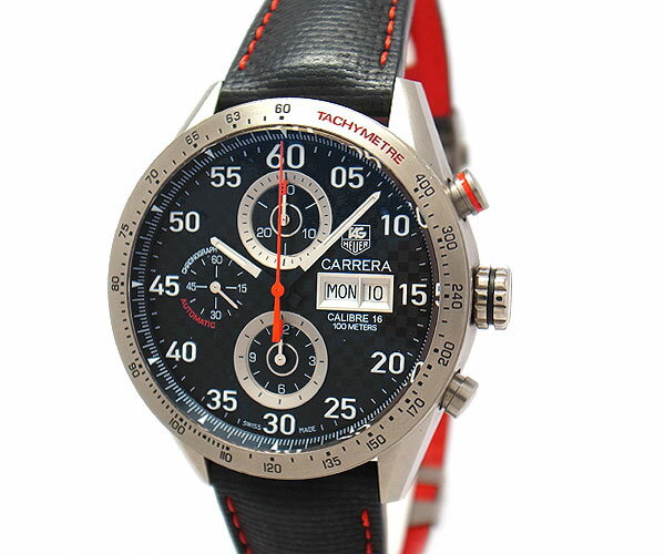 【緑屋質屋】タグホイヤー　CV2A80.FC6256 カレラ　クロノグラフ　デイデイト　 【中古】