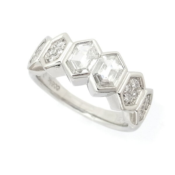 【緑屋質屋】星の砂 ダイヤモンド リング 0.67ct Pt900【中古】